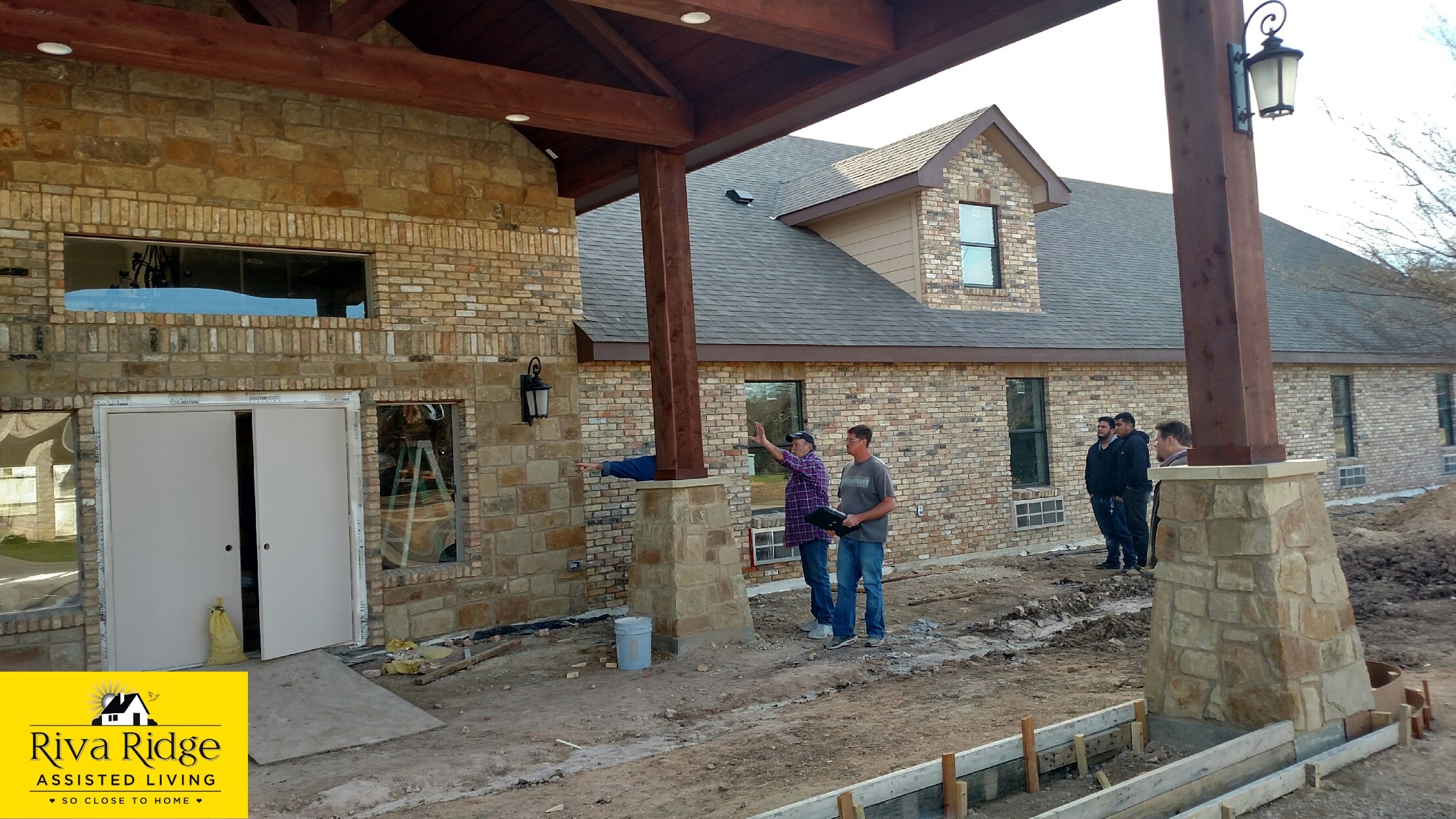 Construction Progress on Riva Ridge Assisted Living in Leander, TX